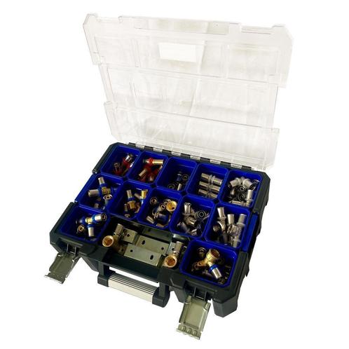 !! ACTIE !!  Alupex assortimentsdoos 16 mm Perskoppelingen, Doe-het-zelf en Verbouw, Buizen en Afvoer, Nieuw, Ophalen of Verzenden