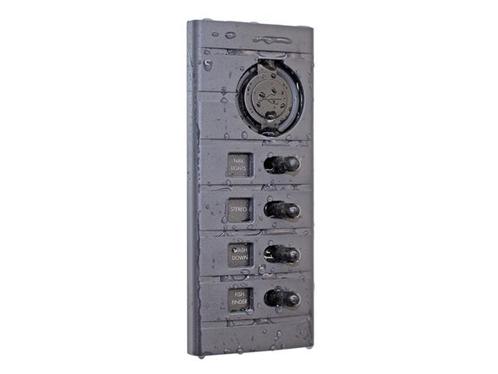 Connex Schakelpaneel, 4 + 12 volt, Watersport en Boten, Navigatiemiddelen en Scheepselektronica, Ophalen of Verzenden