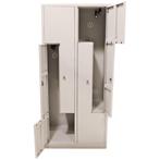 Gebruikte Garderobekasten 4 deuren (cilindersluiting), Huis en Inrichting, Kasten | Lockerkasten, Ophalen of Verzenden, Gebruikt