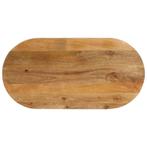 Tafelblad ovaal 140x50 | Massief Mangohout | Retourdeal 3..., Minder dan 50 cm, 100 tot 150 cm, Rustiek, Nieuw