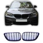 Grill nieren voor bmw 2 serie f22 - f23 glanzend zwart dubbe, Nieuw