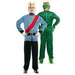 Double fun! Prins en kikker kostuum, Verzenden, Nieuw, Feestartikel