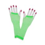 Net handschoenen neon groen, Verzenden, Nieuw, Feestartikel