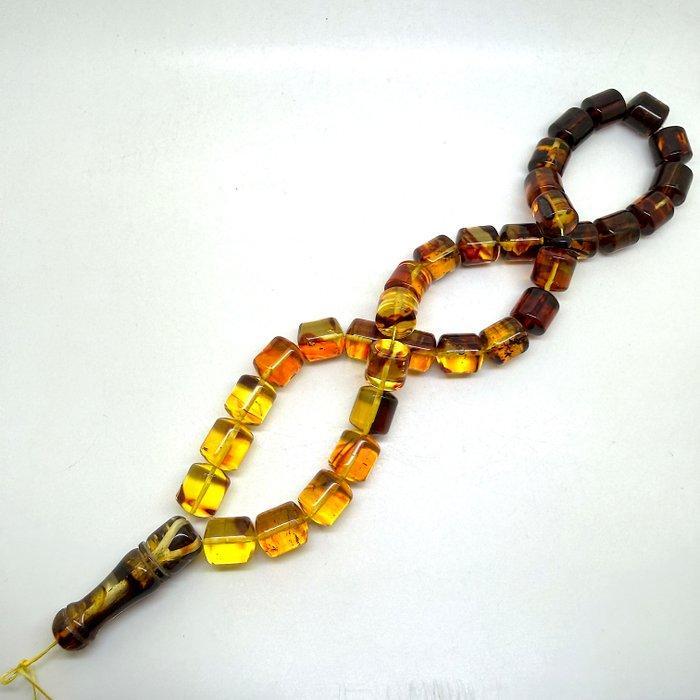 Natuurlijke Baltische amber Tesbih misbaha gebedskralen,, Antiek en Kunst, Curiosa en Brocante