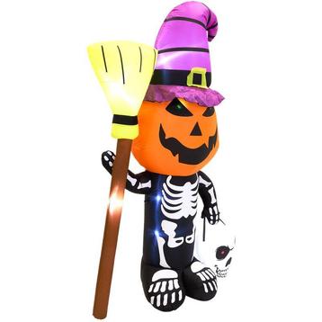 Opblaasbaar skelet Halloween - 60 x 140 x 210 cm beschikbaar voor biedingen