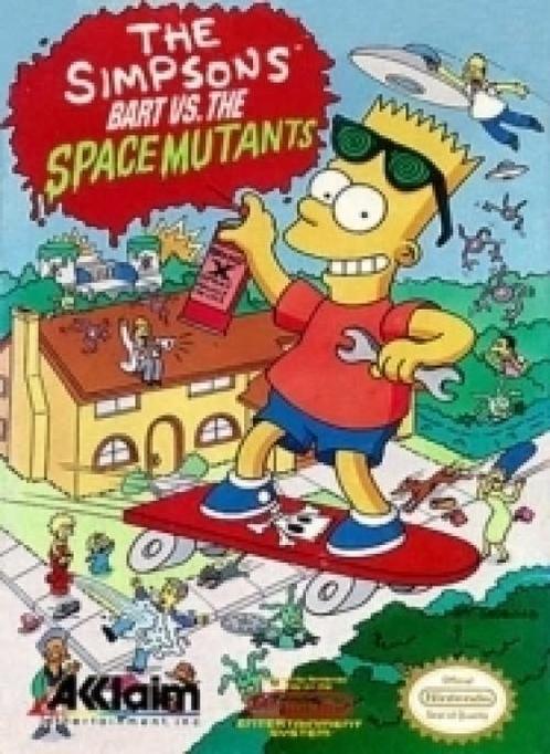 The Simpsons Bart VS the Space Mutants (Nintendo (NES)), Spelcomputers en Games, Games | Nintendo NES, Gebruikt, Verzenden