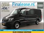 Volkswagen Crafter 35 2.0 TDI L3H2 140PK DC 7-Zits Trekhaak, Auto's, Automaat, Volkswagen, Zwart, Diesel