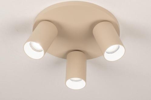 Rietveld Spots - Beige, Zand - Metaal, Aluminium, Huis en Inrichting, Lampen | Hanglampen, Verzenden