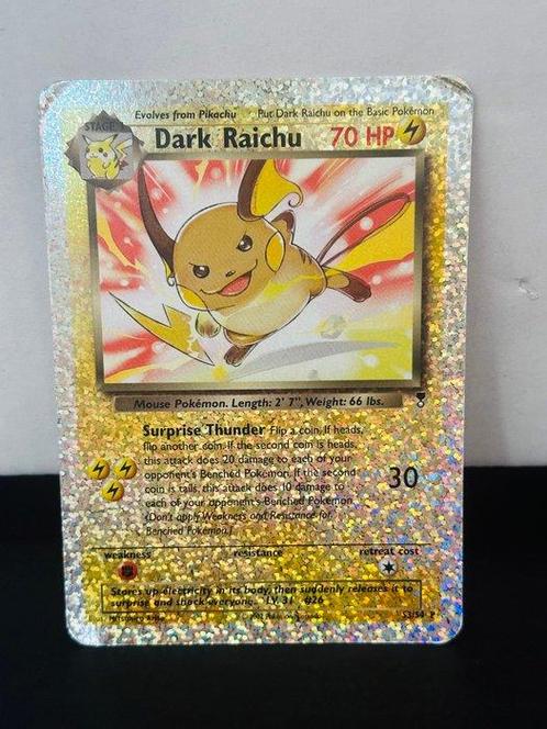 Pokémon - 1 Card - boxtopper dark raichu - WOTC, Hobby en Vrije tijd, Verzamelkaartspellen | Pokémon