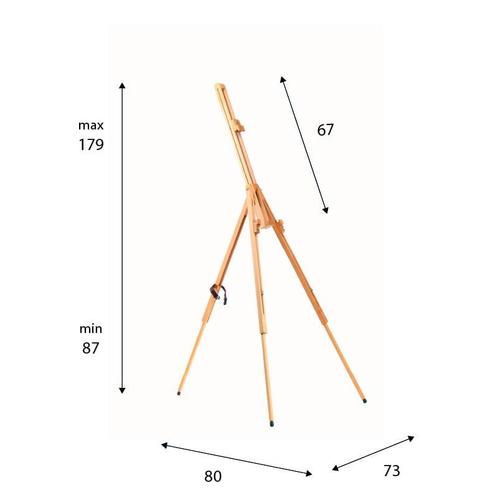 Veldezel Salvador - 178 cm Beukenhout, Hobby en Vrije tijd, Schilderen, Ophalen of Verzenden
