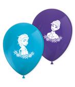 Frozen Ballonnen Anna En Elsa Blauw/Paars (8st), Nieuw, Ophalen of Verzenden