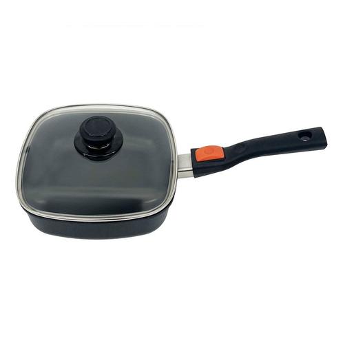 Eurolux Koekenpan - 20 x 20 cm - gietijzer - keramisch, Zakelijke goederen, Horeca | Keukenapparatuur, Nieuw in verpakking, Fornuis, Frituur en Grillen