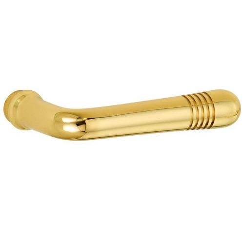 Deurklink Art-Deco messing gelakt, Doe-het-zelf en Verbouw, Hang- en Sluitwerk, Verzenden