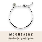 Moonshine armbandje | zwart | zilver
