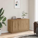 vidaXL Dressoir Artisan Eikenhout 102x35x55 cm Bewerkt Hout, Huis en Inrichting, Kasten | Dressoirs, Verzenden, Nieuw, Overige houtsoorten