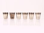 6x Zilveren Cups / Minerwas Head 1st Grade 950/1000 (J.A.M., Antiek en Kunst