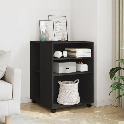 vidaXL Bijzettafel met wieltjes 55x60x78 cm bewerkt hout, Huis en Inrichting, Kasten | Roldeurkasten en Archiefkasten, Nieuw, Verzenden