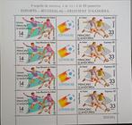 Andorra 1982 - WK voetbal Spanje 82. Kleurfout op de, Postzegels en Munten, Gestempeld