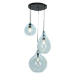 Design hanglamp blauw, Cees, Huis en Inrichting, Lampen | Hanglampen, Design, Nieuw, Ophalen of Verzenden, Glas