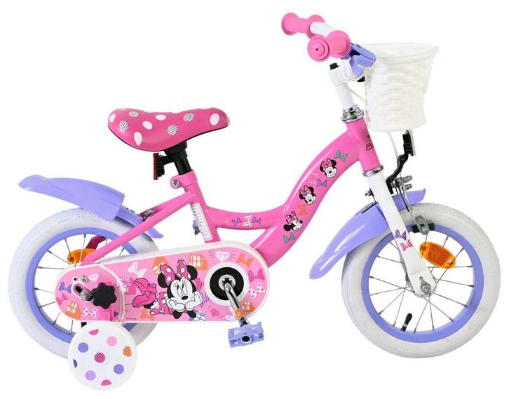 Minnie Cutest Ever! Kinderfiets - Meisjes - 12 inch - Roze, Fietsen en Brommers, Fietsen | Meisjes, 14 inch of minder, Nieuw, Verzenden