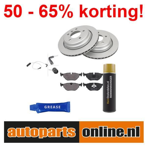 Remschijven + Remblokken Bmw 5 Serie achterzijde, Auto-onderdelen, Besturing, Nieuw, Verzenden