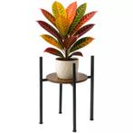 Ruhhy bloementafel 41 cm – moderne plantentafel zwart/hout, Doe-het-zelf en Verbouw, Hout en Planken, Ophalen of Verzenden, Nieuw