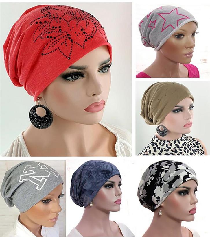 Hippe oversized CHEMO Mutsjes Haarverlies zacht Vanaf 14,95, Kleding | Dames, Mutsen, Sjaals en Handschoenen, Muts, Nieuw, Ophalen of Verzenden