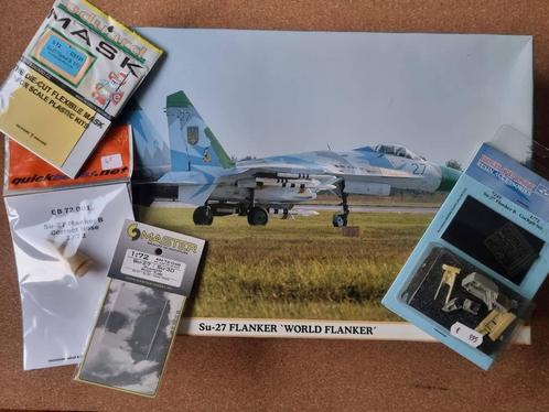 Hasegawa 00973 Su-27 Flanker Ukrainian Air Force 1:72 +, Hobby en Vrije tijd, Modelbouw | Vliegtuigen en Helikopters, Hasegawa