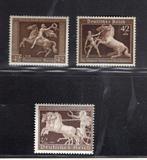 Duitse Rijk 1938/1940 - Bruine Band 1938-40. De drie, Gestempeld