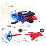 Spidey Web Shooter Handschoen met 3 Pijltjes - Spider, Ophalen of Verzenden, Nieuw