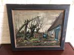 Janus Sibens (1906-1964) - Boerderij in Brabants landschap, Antiek en Kunst, Kunst | Schilderijen | Klassiek
