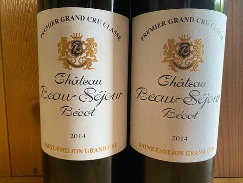 2014 Chateau Beau-Sejour Becot - Saint-Émilion 1er Grand Cru, Verzamelen, Wijnen