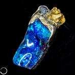 Natuurlijke Boulder Opaal met Diamant en Goudklompje