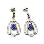Zilver, 925 Sterling Zilver & Blauwe Chalcedoon - Arts &, Antiek en Kunst