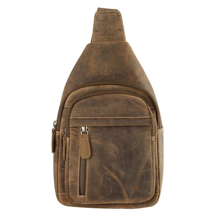 Crossbody Tas Heren Leer - Slingbag Heren - Leren Crossbody, Sieraden, Tassen en Uiterlijk, Tassen | Schoudertassen, Nieuw, Overige merken