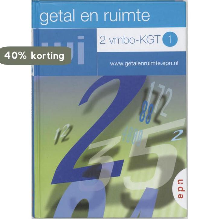 Getal en ruimte 2 Vmbo-KGT 1 Leerboek 9789011082977, Boeken, Schoolboeken, Gelezen, Verzenden