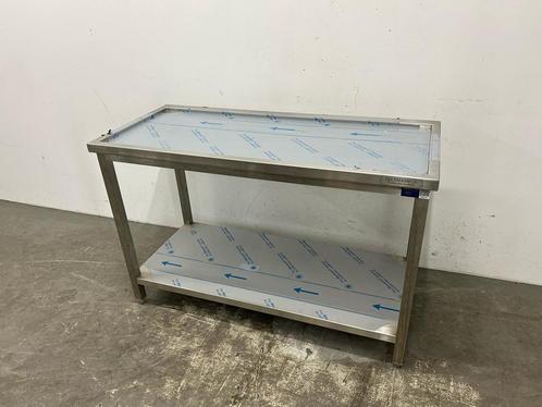 Verstevigd RVS Werktafel met Lekrand, Zakelijke goederen, Horeca | Keukenapparatuur, Nieuw in verpakking, RVS Meubilair, Ophalen of Verzenden