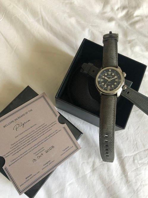 Horizon - Pilgrim Model Dark Blue Box and papers - pilgrim -, Sieraden, Tassen en Uiterlijk, Horloges | Heren