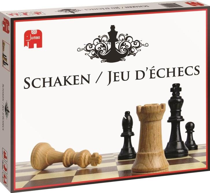 Schaken | Jumbo - Gezelschapsspellen, Hobby en Vrije tijd, Gezelschapsspellen | Bordspellen, Nieuw, Verzenden