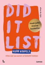 Bucketlist - Did it list voor koppels: maak jullie reverse b, Boeken, Verzenden, Nieuw