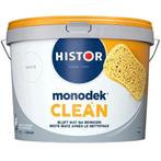 Histor Monodek Clean Muurverf Mat Wit 5L, Verzenden, Wit, Nieuw, Verf