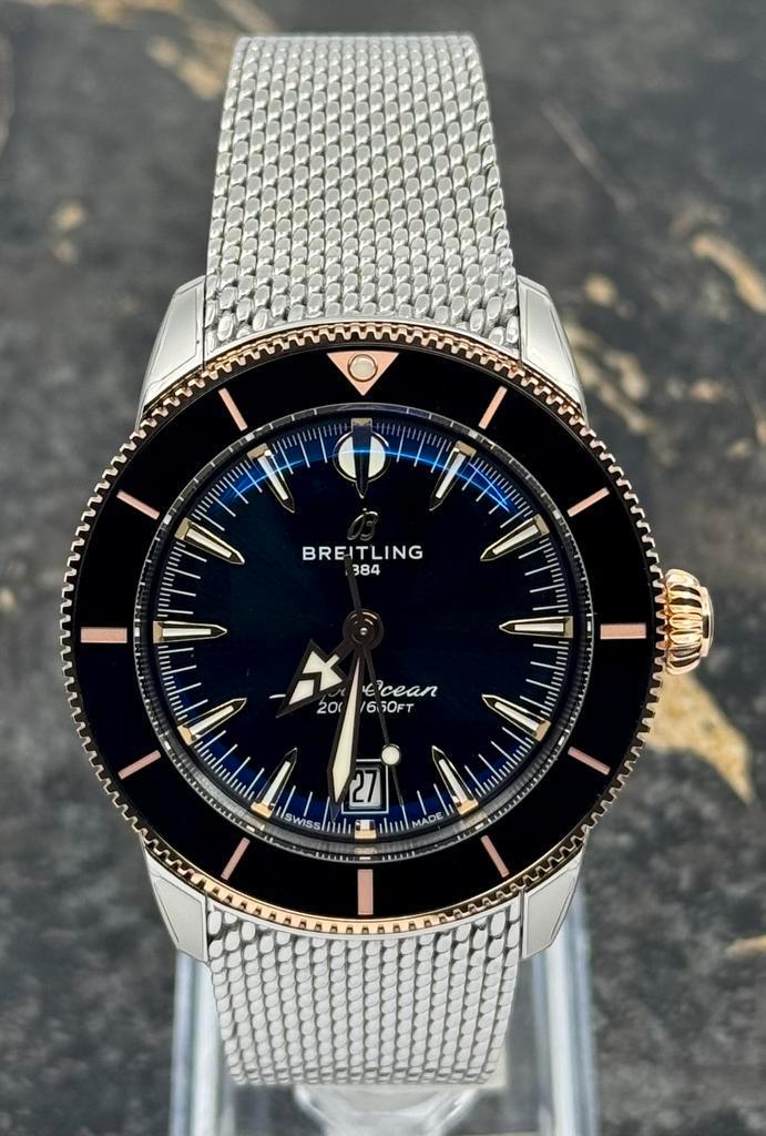 Breitling Superocean Heritage B3142mm - Gold UB3111241B1A1, Sieraden, Tassen en Uiterlijk, Horloges | Heren, Staal, Nieuw, Goud