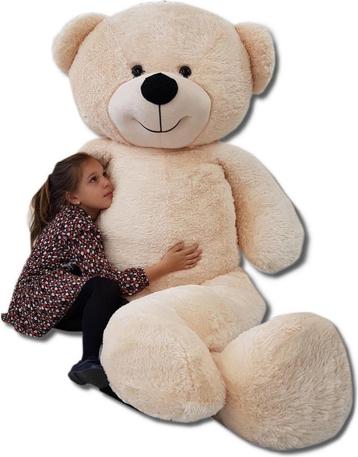 XXL Teddybeer 220cm Beige | Tweedekansje! (knuffelbeer) beschikbaar voor biedingen