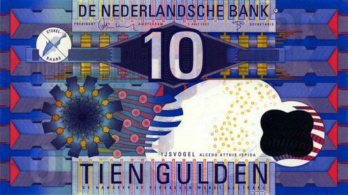 Bankbiljet 10 Gulden 1997 IJsvogel Prachtig, Postzegels en Munten, Bankbiljetten | Nederland, Verzenden