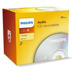 Philips | Audio | CD-R | 80 min | 10 stuks, Nieuw, Verzenden