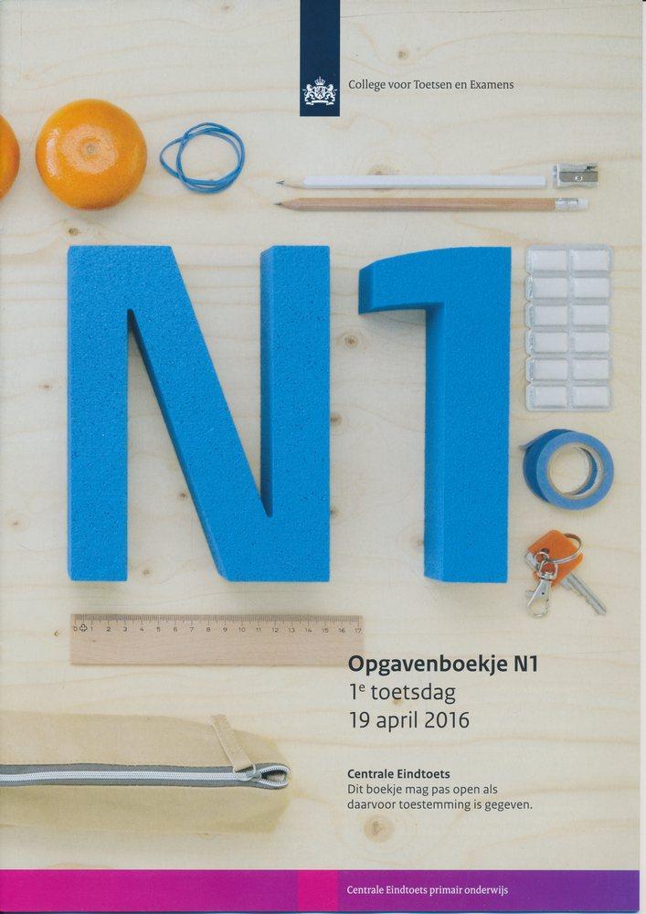 Centrale Eindtoets opgavenboekje N1 2016, Boeken, Schoolboeken, Nieuw, Verzenden