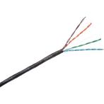 Belden U/UTP-kabel outdoor Cat.6 zwart 7965PE trekdoos 305, Doe-het-zelf en Verbouw, Elektra en Kabels, Ophalen of Verzenden, Nieuw