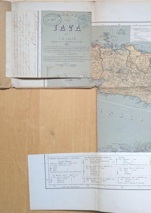 Indonesië - Java; J. Smulders & Co en C.L. Brinkman, s Hage, Boeken, Atlassen en Landkaarten