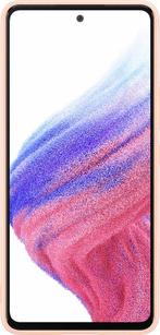 Samsung Siliconen Hoesje - Samsung Galaxy A53 - Peach, Telecommunicatie, Mobiele telefoons | Hoesjes en Frontjes | Samsung, Nieuw