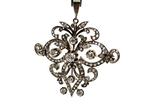 Hanger - 18 karaat Roségoud, Zilver - 2.24ct. tw. Diamant